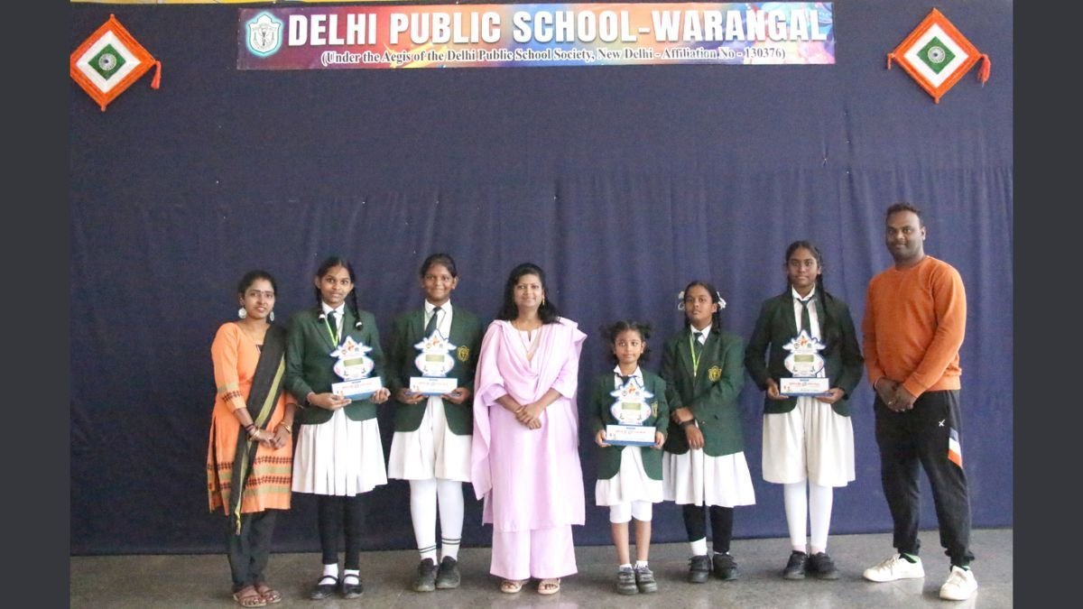 DPS Warangal Students Shine in Guinness World Record Attempt for Kuchipudi Dance