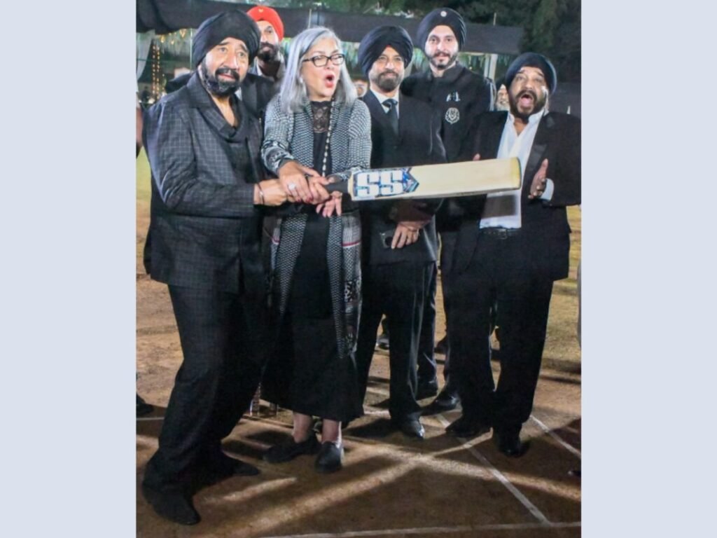 S. Gurinder Singh Bawa, Chairman G. N. Khalsa College and Chairman GNIMS kickstart the highly anticipated cricket tournament, Khalsa Supreme League (KSL)