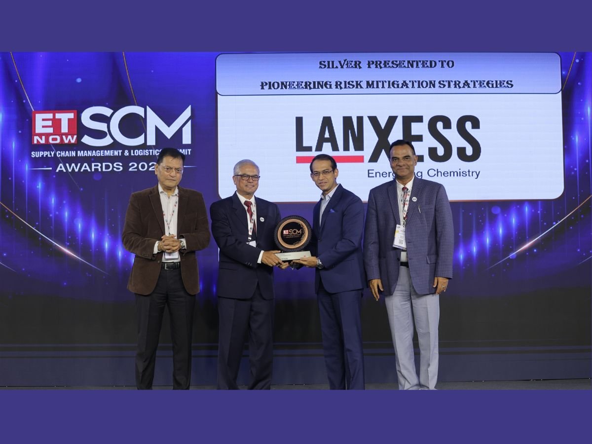 LANXESS India wins Silver at ET Now Supply Chain Management & Logistics Awards 2024