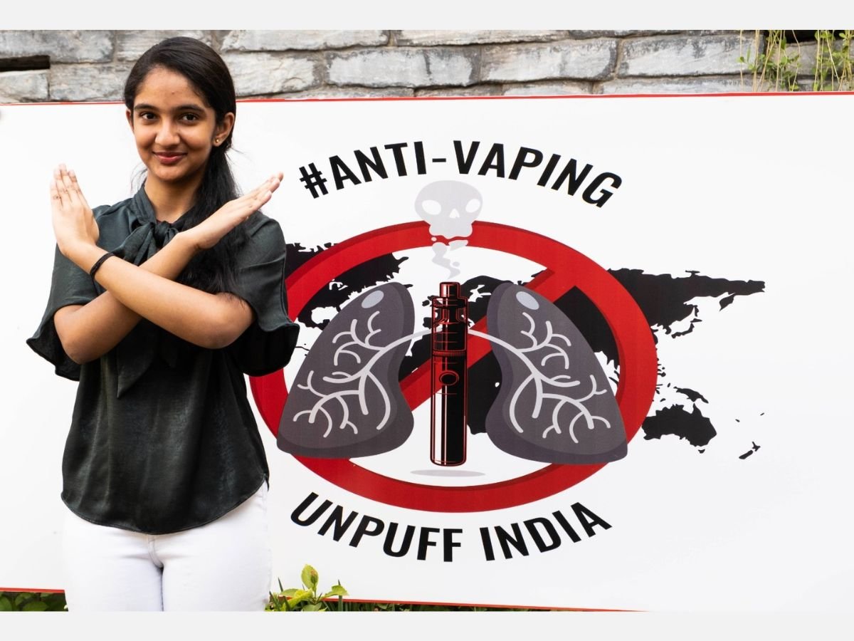 School Student Pranjal Sharma Launches ‘Unpuff India’ Campaign to Combat Vaping Dangers Among Youth