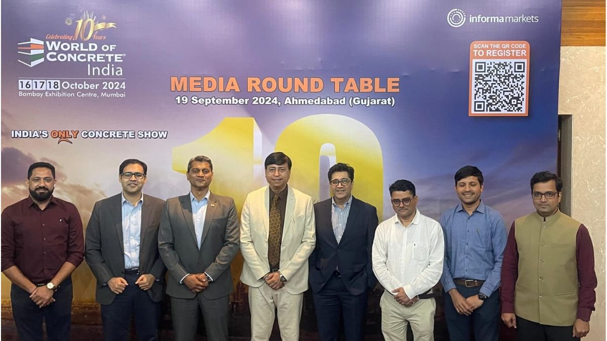 Informa Markets hosts a preview of World of Concrete India 2024 in Ahmedabad