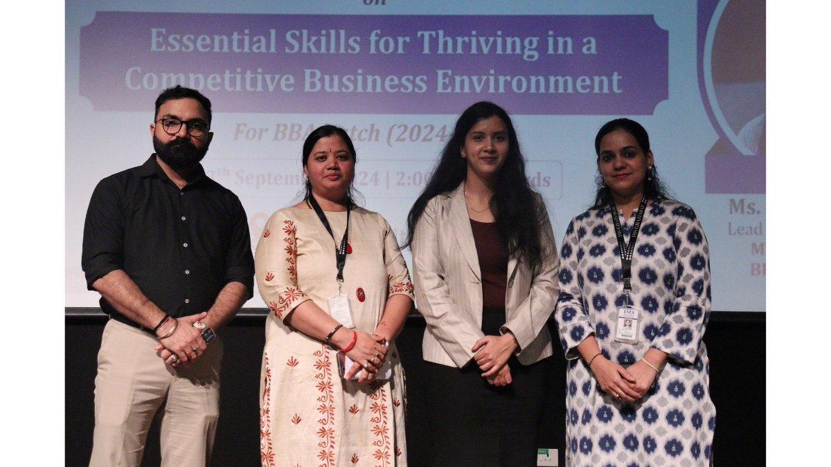 IMS UCC Ghaziabad Hosts Alumni Talk, “Essential Skills for Thriving in Competitive Business Environment”