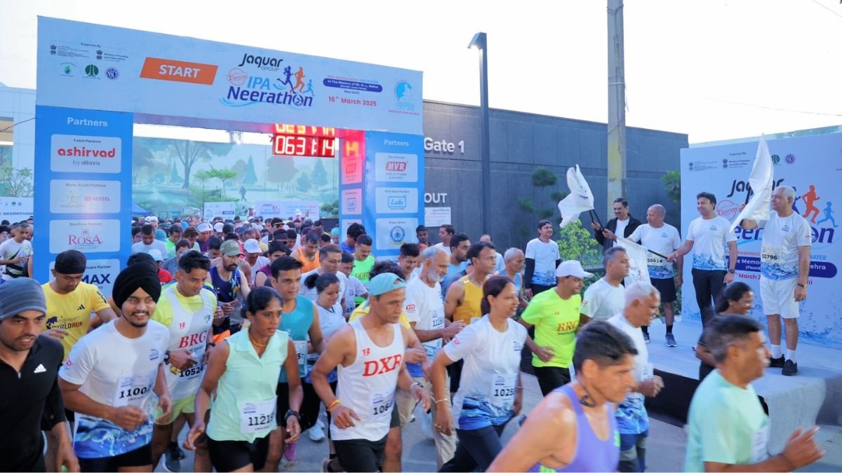 Second Edition of Jaquar Group IPA Neerathon: Over 2,200 Runners Unite for Water Conservation in New Delhi