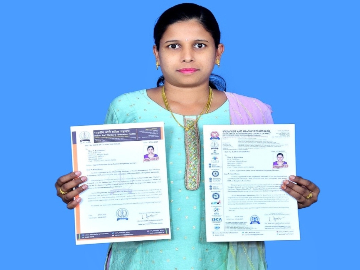 N. Keerthana Appointed as Organizing Secretary for 2nd Aari Reunion