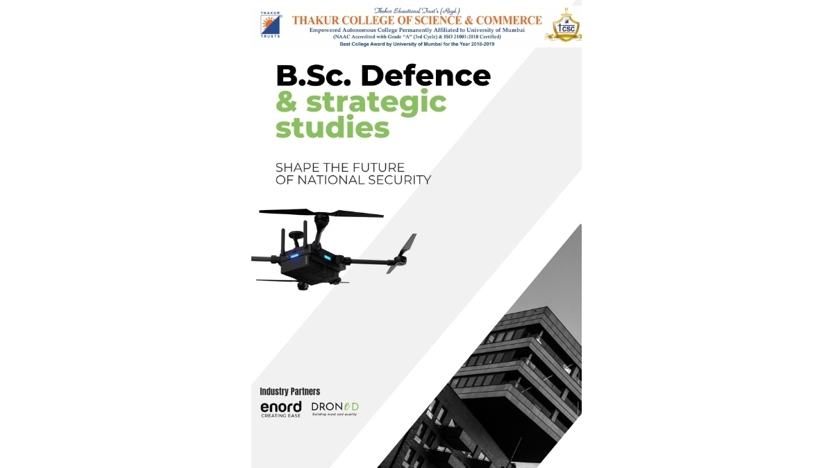 Thakur College launches B. Sc. in Defence and Strategic Studies under Mumbai University; Admissions Open for 2026