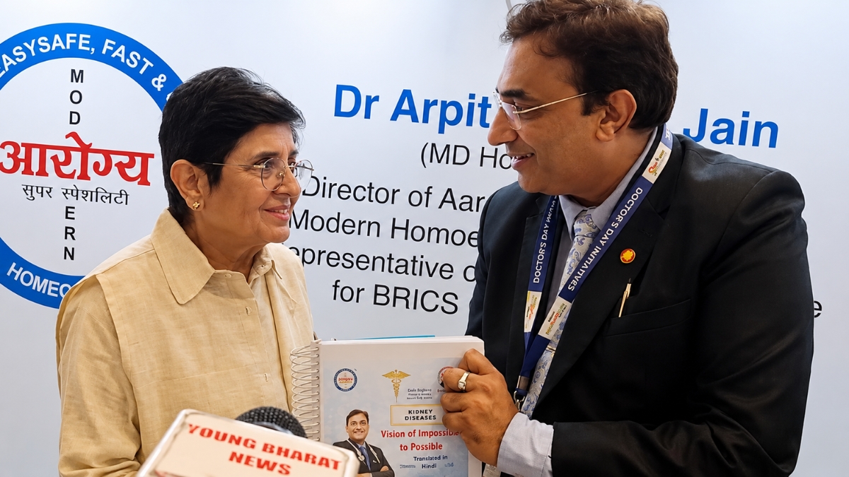 Dr. Arpit Chopra Jain Honoured on National Doctors’ Day at Fit India Conclave 2026, Recognized as Panel Speaker and BRICS Homeopathic Representative