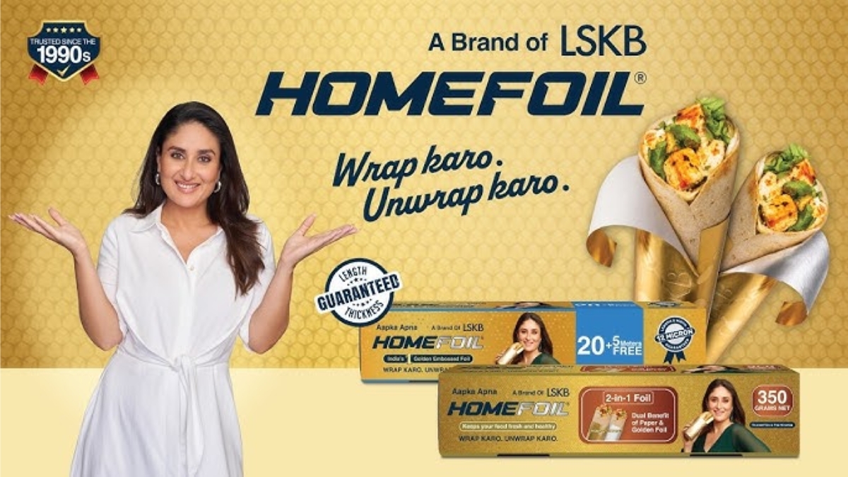 HOMEFOIL Launches Multi-Platform Campaign Featuring Kareena Kapoor Khan Highlighting Premium Food Wrapping Solutions