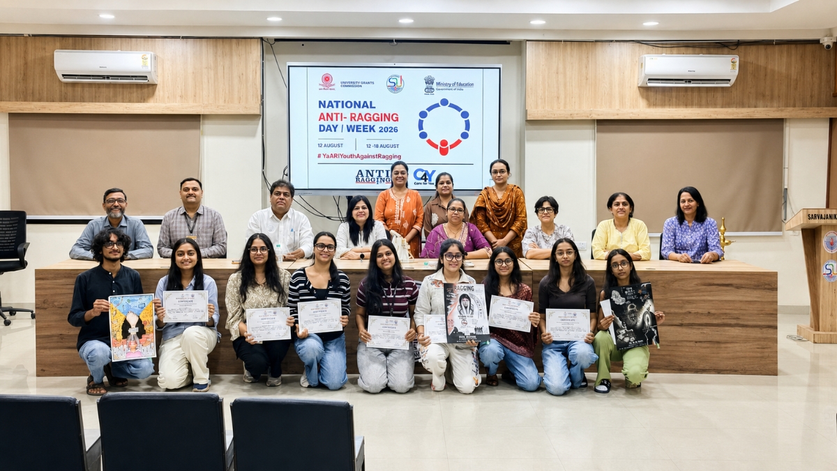 Sarvajanik University, Surat Celebrates ‘Anti-Ragging Day, 2026’ on 12.08.2026