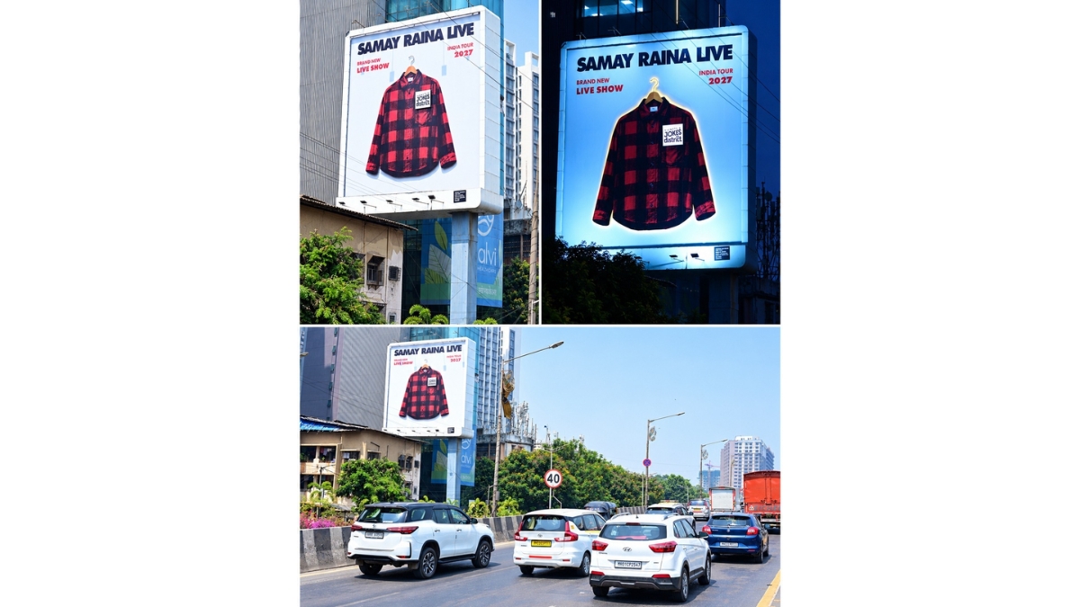 One Shirt. No Clutter. All Impact: Bright Outdoor Media Turns Samay Raina’s Shirt Into A 30 Ft Billboard